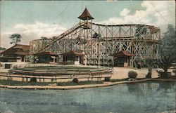 Figure Eight Coaster, Olentangy Park Columbus, OH Postcard Postcard Postcard