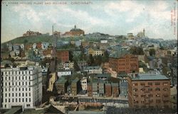 Mt. Adams Incline Plane and Hillside Cincinnati, OH Postcard Postcard Postcard