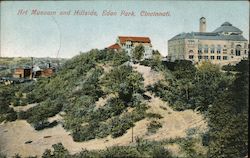 Art Museum and Hillside, Eden Park Cincinnati, OH Postcard Postcard Postcard