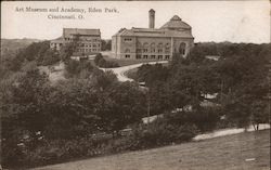 Art Museum and Academy, Eden Park Postcard