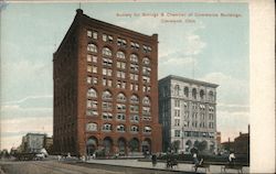 Society for Savings & Chamber of Commerce Buildings Cleveland, OH Postcard Postcard Postcard