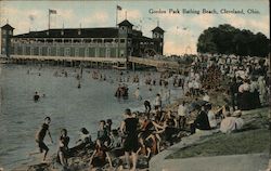 Gordon Park Bathing Beach Cleveland, OH Postcard Postcard Postcard