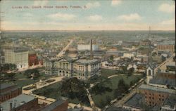 Lucas Co. Court House Square Postcard