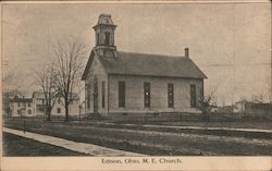 M.E. Church Edison, OH Postcard Postcard Postcard