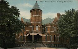 West Avenue School Building Elyria, OH Postcard Postcard Postcard