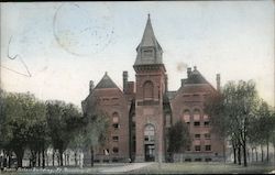 Public School Building Postcard