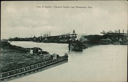 View of Fairport Harbor Postcard