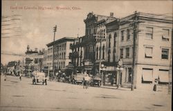 East on Lincoln Highway Wooster, OH Postcard Postcard Postcard