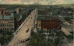 Bird's-eye View of West Federal Street Youngstown, OH Postcard Postcard Postcard