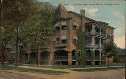 Packard Apartment House Warren, OH Postcard Postcard Postcard