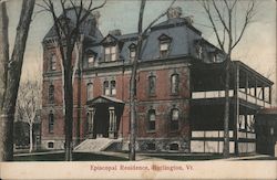 Episcopal Residence Burlington, VT Postcard Postcard Postcard