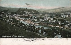 Birdseye View Montpelier, VT Postcard Postcard Postcard