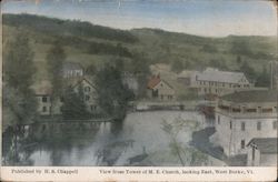 View from Tower of M.E. Church, looking East Postcard