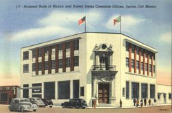 National Bank Of Mexico And United States Consulate Offices Postcard