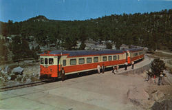 Vista De La Parada Del Divisadero De Las Barrancas Del Cobre Postcard