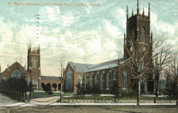 Paul's Cathedral And Cronyn Hall London, Canada Postcard Postcard