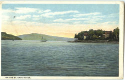 On The St. Croix River Canada Misc. Canada Postcard Postcard