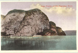 Cape Trinity On The Saguenay River Postcard