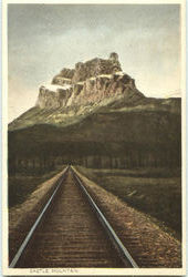 Castle Mountain Postcard