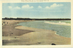 White Point Beach Near Liverpool Nova Scotia Canada Postcard Postcard