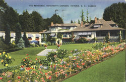 The Residence, Butchart's Gardens Postcard