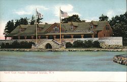 Yacht Club House Thousand Islands, NY Postcard Postcard Postcard