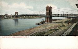 Suspension Bridge Postcard