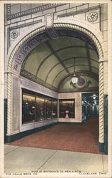 Euclid Entrance to Men's Row Postcard