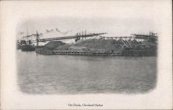 Ore Docks, Cleveland Harbor Postcard