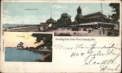 Cedar Point, The Beach Pavilion, The Landing Sandusky, OH Postcard Postcard Postcard