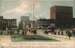 Superior Street From The Square Postcard