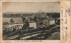 T. W. V. & O. Trestle Postcard