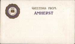 Greetings from Amherst College Postcard