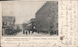 "Noon" General Electric Co., Federal Street Lynn, MA Postcard Postcard Postcard