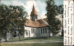 Houghton Memorial Chapel - Wellesley College Massachusetts Postcard Postcard Postcard