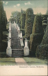 Hunnewell's Garden, Wellesley College Postcard