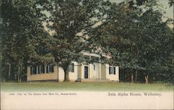 Zeta Alpha House - Wellesley College Postcard