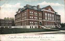 High School and Manual Training Buildings Postcard