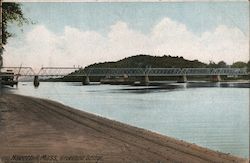 Groveland Bridge Haverhill, MA Postcard Postcard Postcard