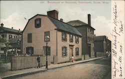 Birthplace of Nathaniel Hawthorne Salem, MA Postcard Postcard Postcard