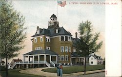 Lowell Highland Club Postcard