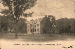 Students' Building - Smith College Postcard