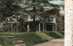 S.F. Smith's House at Newton Centre Postcard