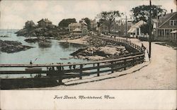 Fort Beach Postcard