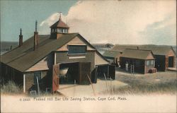 Peaked Hill Bar Life Saving Station Postcard