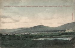 Panoramic View from Mount Pleasant, Showing Mount Washington House, White Mountains Bretton Woods, NH Postcard Postcard Postcard