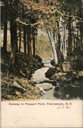 Gateway to Pleasant Pond Postcard