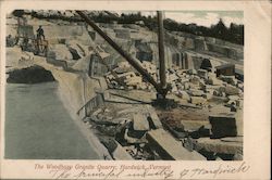 The Woodbury Granite Quarry Hardwick, VT Postcard Postcard Postcard