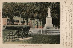 Soldiers' Monument Postcard