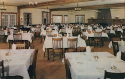 Main Dining Room at Cascade Lodge and Cabins Postcard